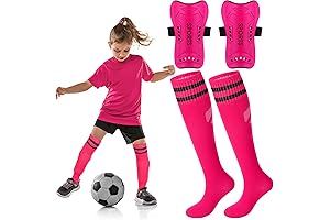 Protective Toddler Soccer Shin Guards and Socks