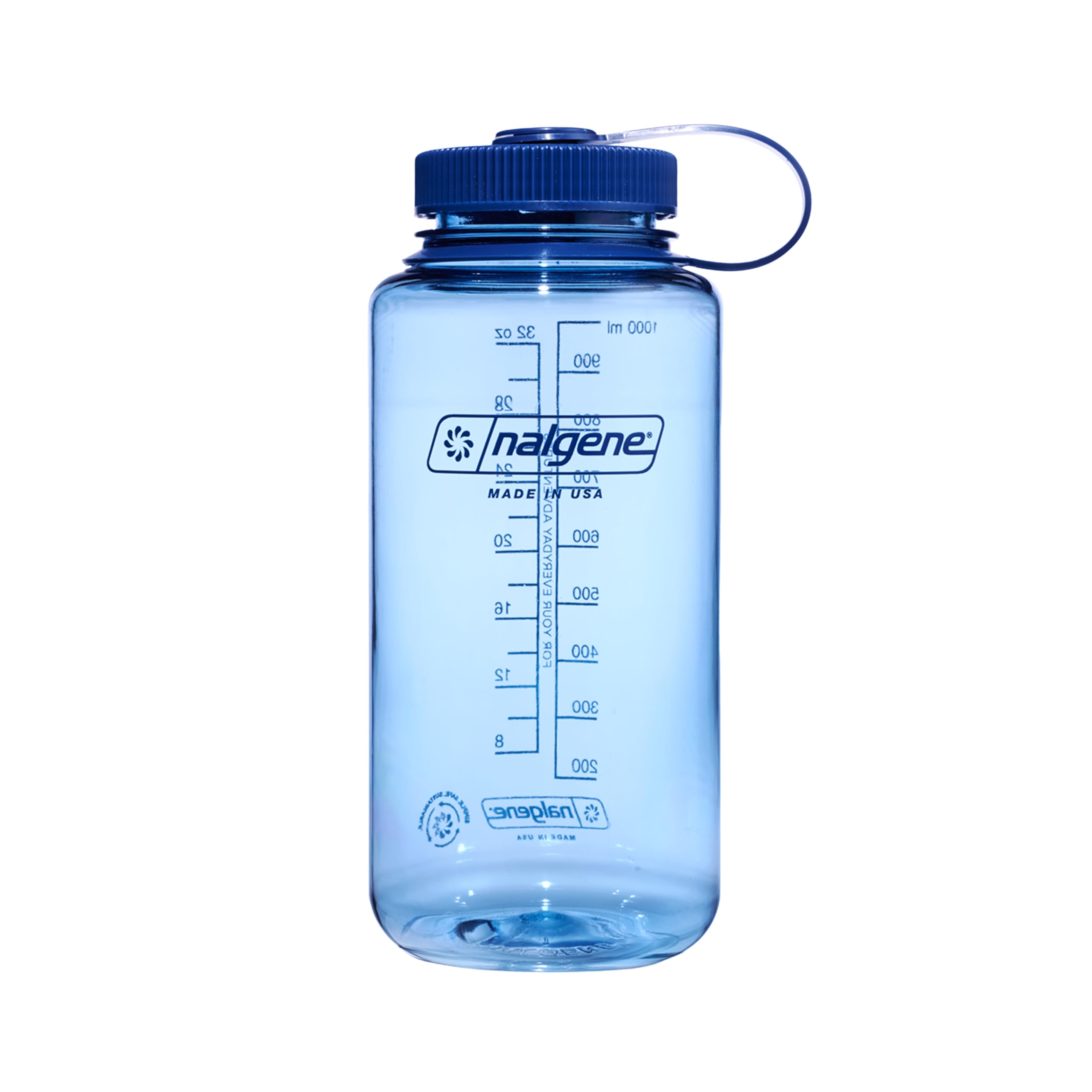 Nalgene 32 oz Wide Mouth Water Bottle | BPA-Free, Durable & Leak Proof, Lightweight Bottle for Hiking & Gym, Work & Travel