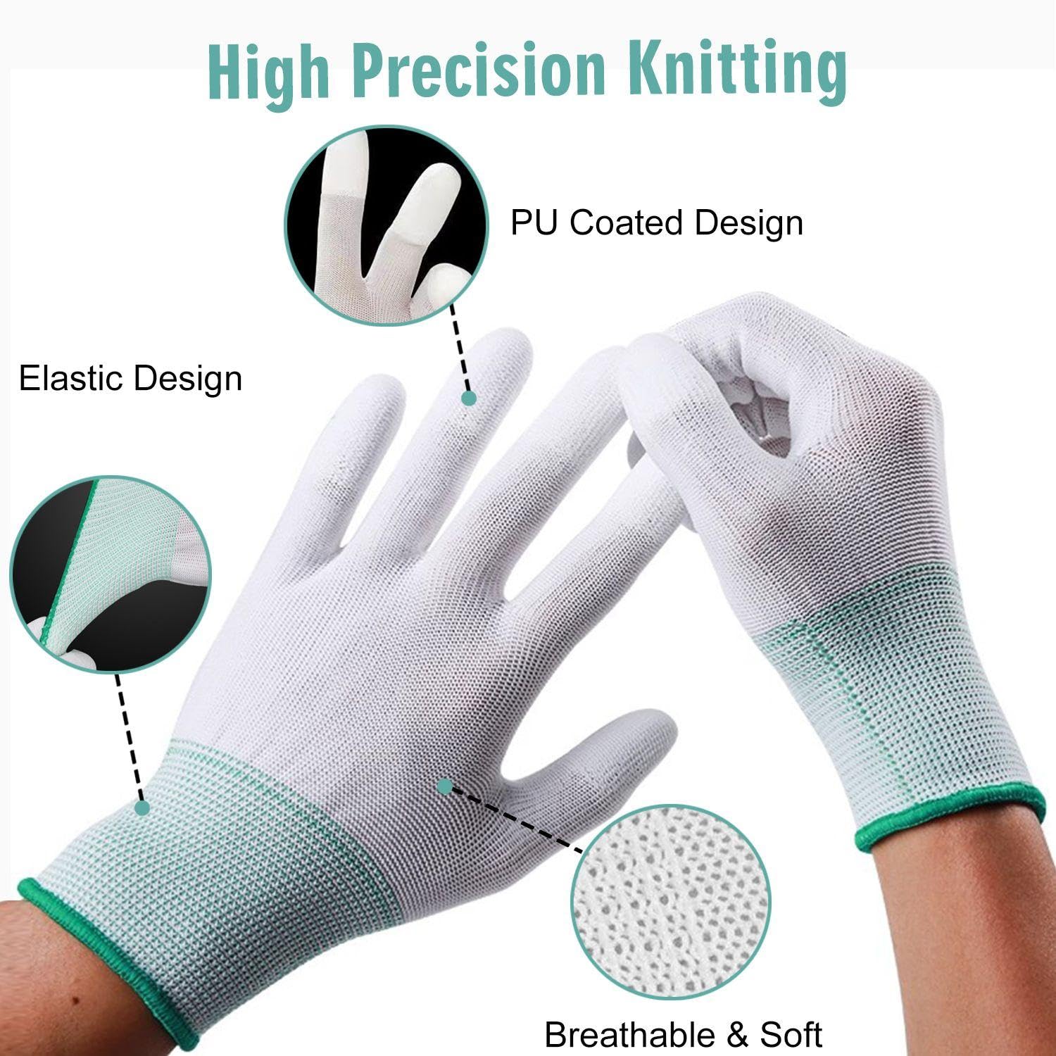 3 Paires De S Anti-Brûlure, De S De Coiffage Pour Curling, De S De Protection Résistants À La Chaleur, Adaptés Au Fer À Friser, À L'Attelle Électrique Et Aux Outils De Coiffage.