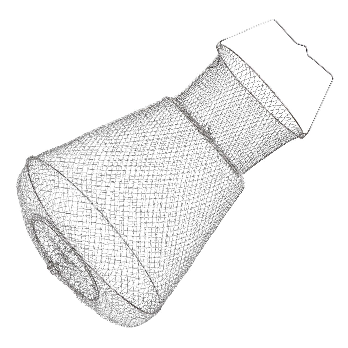 Gatuida Gabbia da Pesca in Acciaio Inossidabile 304 Resistente per Pesca in Mare Barca Elevata Capacità di Carico e Design Antincaglio