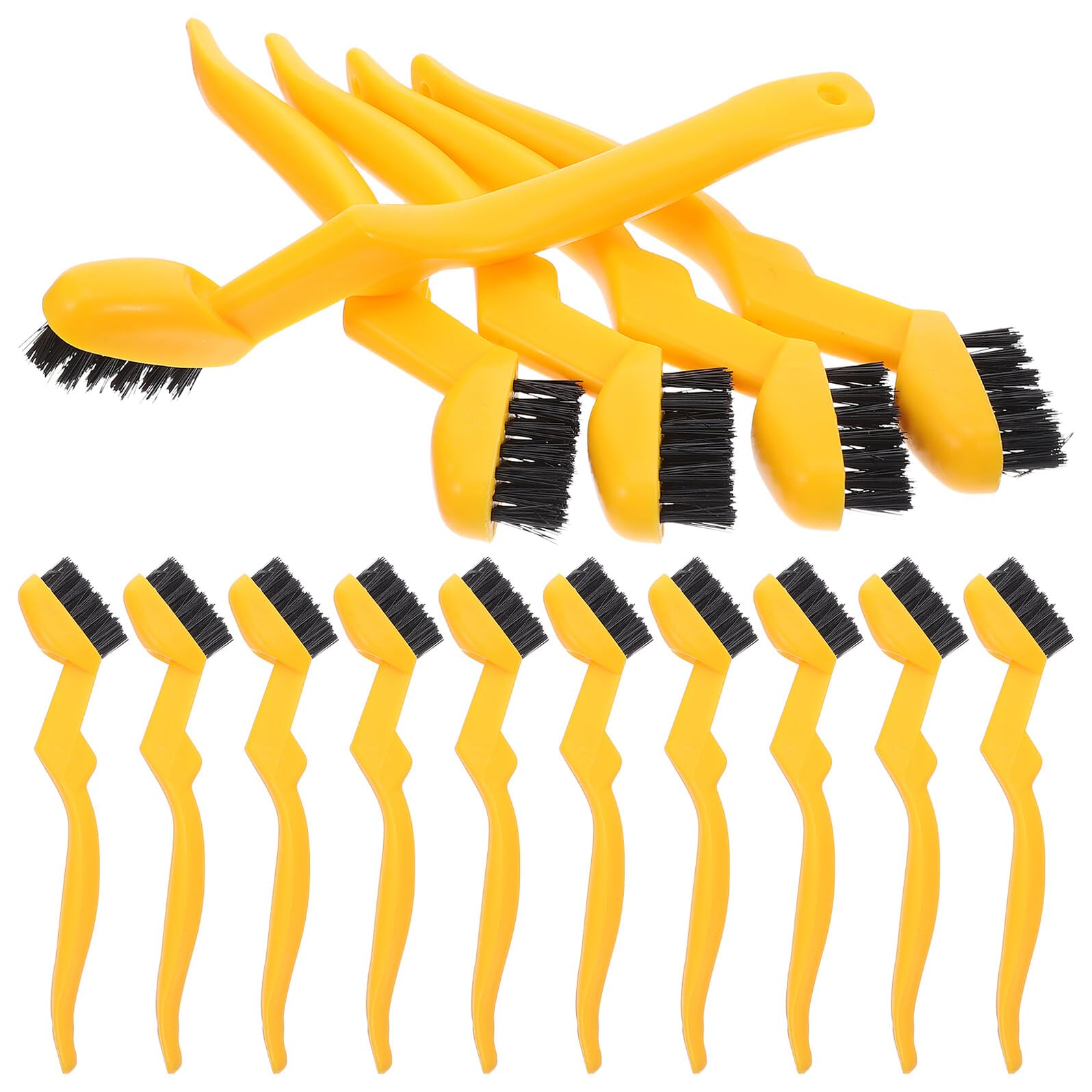 VALICLUD 30pezzi Spazzole in Nylon per Pulizia delle Fessure Strumenti per Pulizia delle Scanalature Setole in Nylon Resistenti all Usura Adatte del Piano Cottura del Bagno Fughe