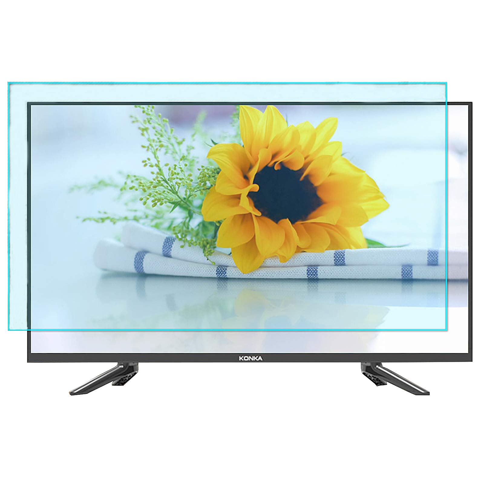 65 TV-Schermbeschermer met Blauwlichtfilter, Matte Anti