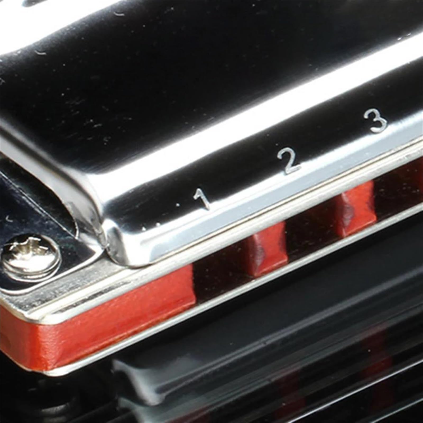 Zestaw Harmonijkowy Diatoniczna Harmonijka 10 Otworów Blues Harp Master Organ Ustny Klucz C Profesjonalne Instrumenty Muzyczne(D Tone)