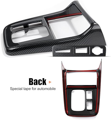 Miniatura 6 de CKE Compatible con Honda CRV 2026 2025 2024 2023 Cubierta de Consola Central del Coche Panel de Engranajes Cubierta de Perilla de Cambios Moldura