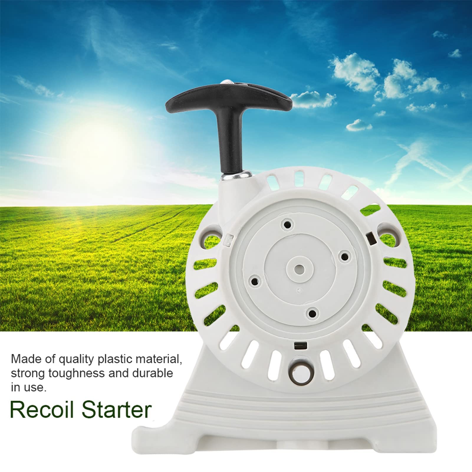 Recoil Pull Starter,Pull Start Cord Recoil Starter,Recoil Pull Starter Assembly Replacement for Fs90/110 Fs130 String Trimmer Replacement Garden Tool, Cord String Trimmer Replacement Garden Tool - Image 3