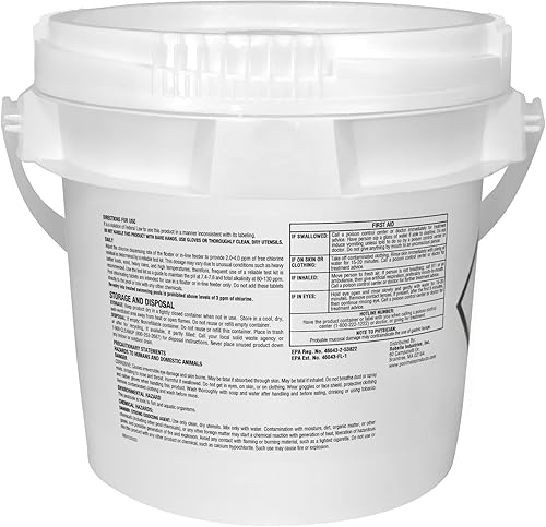 Miniatura 2 de Pool Mate Pestañas jumbo prémium de disolución lenta de 5 libras, tabletas de cloro de 3 pulgadas, fabricadas en Estados Unidos