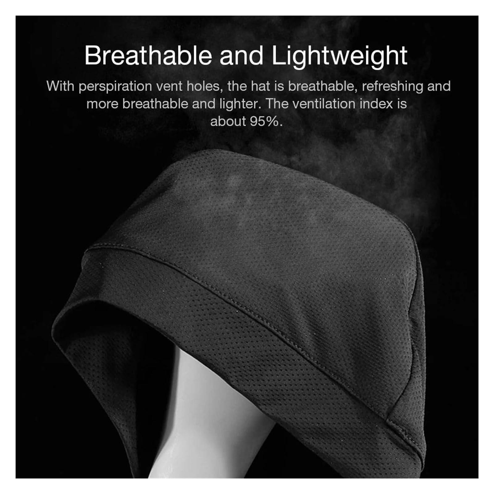 Winddicht Warm Sturmmaske Winddicht Halswärmer Wi Motorrad-Haltemaske, Motorrad-Reithelm-Futter, Hut, kühlend, atmungsaktiv, schweißableitend, Radfahren, Laufen, Helm-Innenfutter unter Helmen(Black)