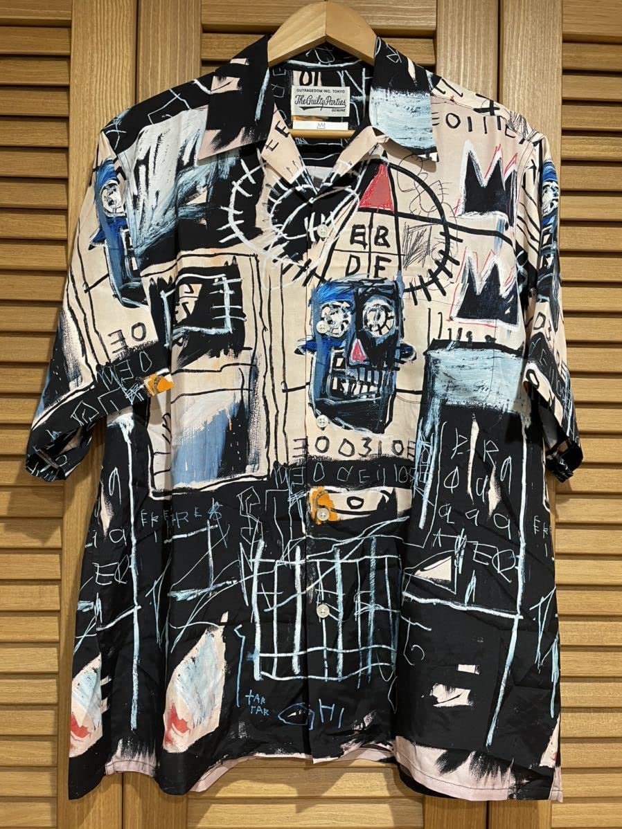 Amazon.co.jp: WACKO MARIA×バスキア アロハシャツ M 舐達麻  