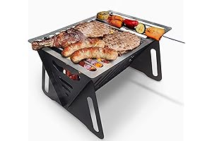 Charcoal Grill, Small BBQ Grill for Camping