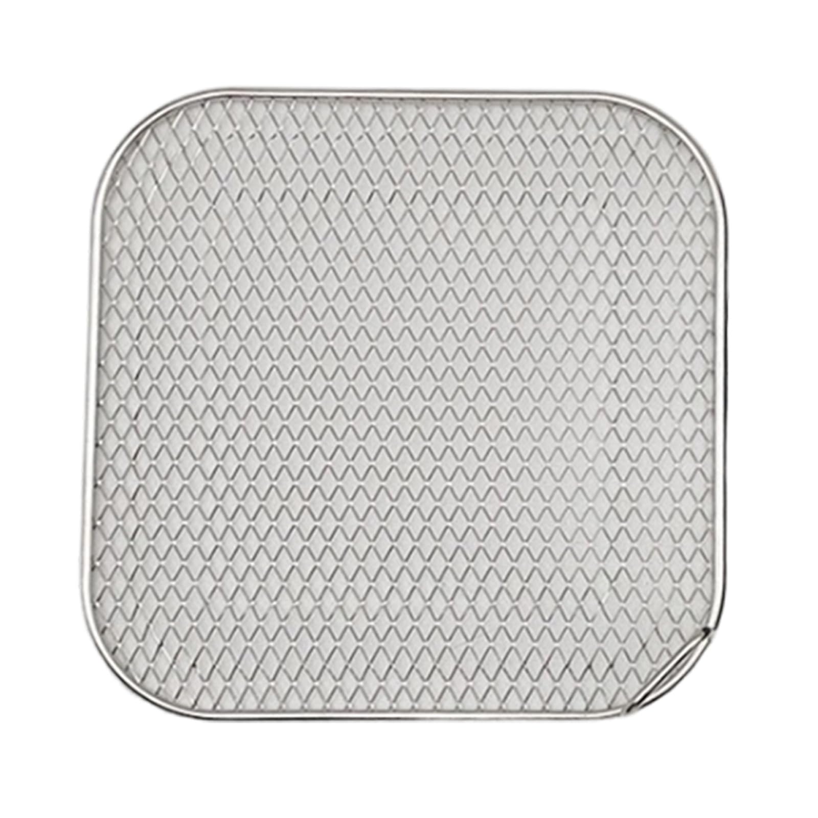NMFLAB Universals Air Fryers Basket Replacement Square Grill Pan Cooking Mats Grilling Plate for Frying Rack Metal Liners