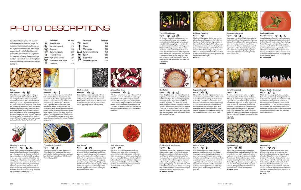 PHOTOGRAPHY OF MODERNIST CUISINE