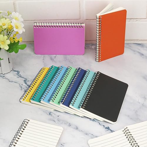 Miniatura 3 de Paquete de 48 cuadernos de espiral de bolsillo, cuadernos de espiral perfectamente compactos, 3 x 5 pulgadas, mini bloc de notas en espiral con