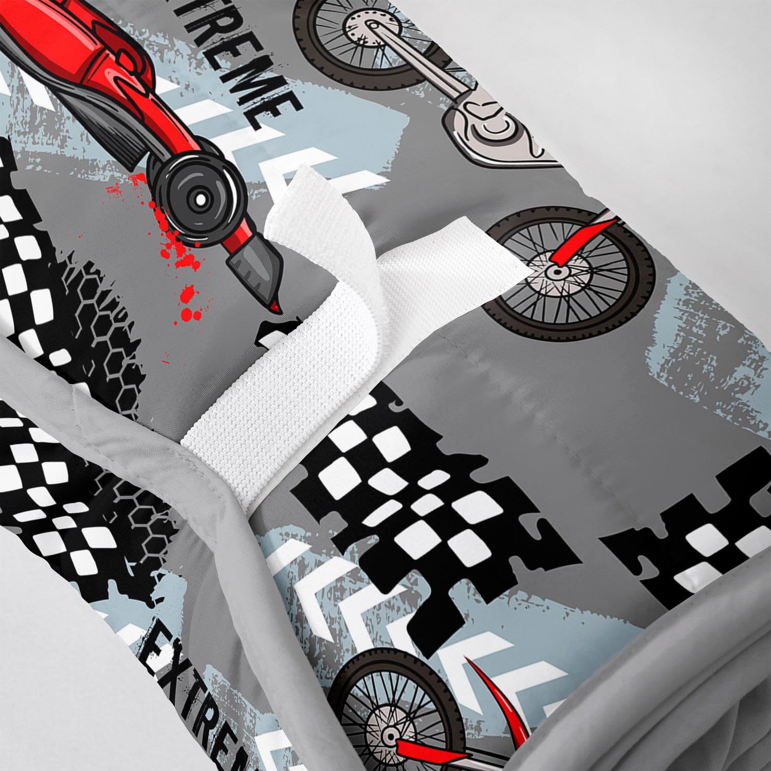 HOSIMA Nap Mat -Sports Car Motorcycle Sleeping Bag with Removable Pillow - Image 4