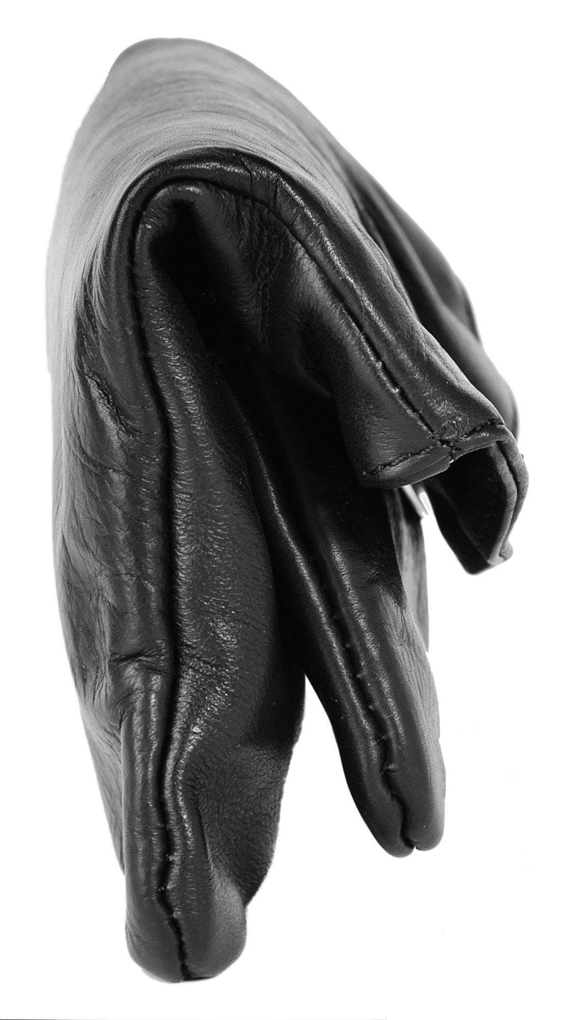 Samantha Look Damen Clutch Echt Leder Made in Italy | elegante 2in1 Handtasche | wandelbare Abendtasche