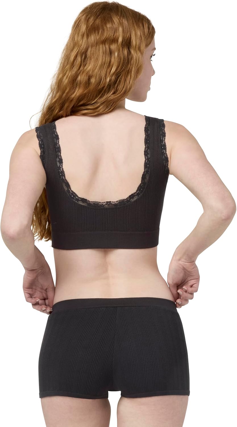 Florence by Mills Women's Villa Collection Pointelle Bralette - Image 4