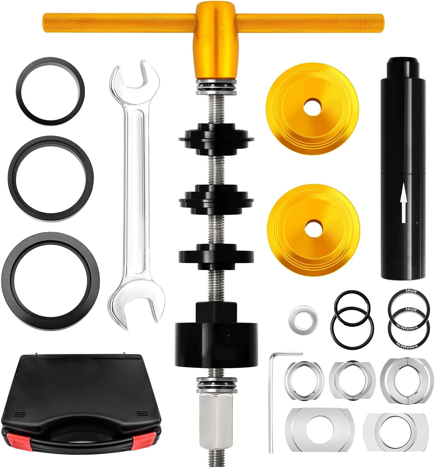 自転車のボトムブラケットの取り付け、取り外しツール 自転車のヘッドセットプレス、取り付けと取り外し、ロードサイクリングの修理、自転車