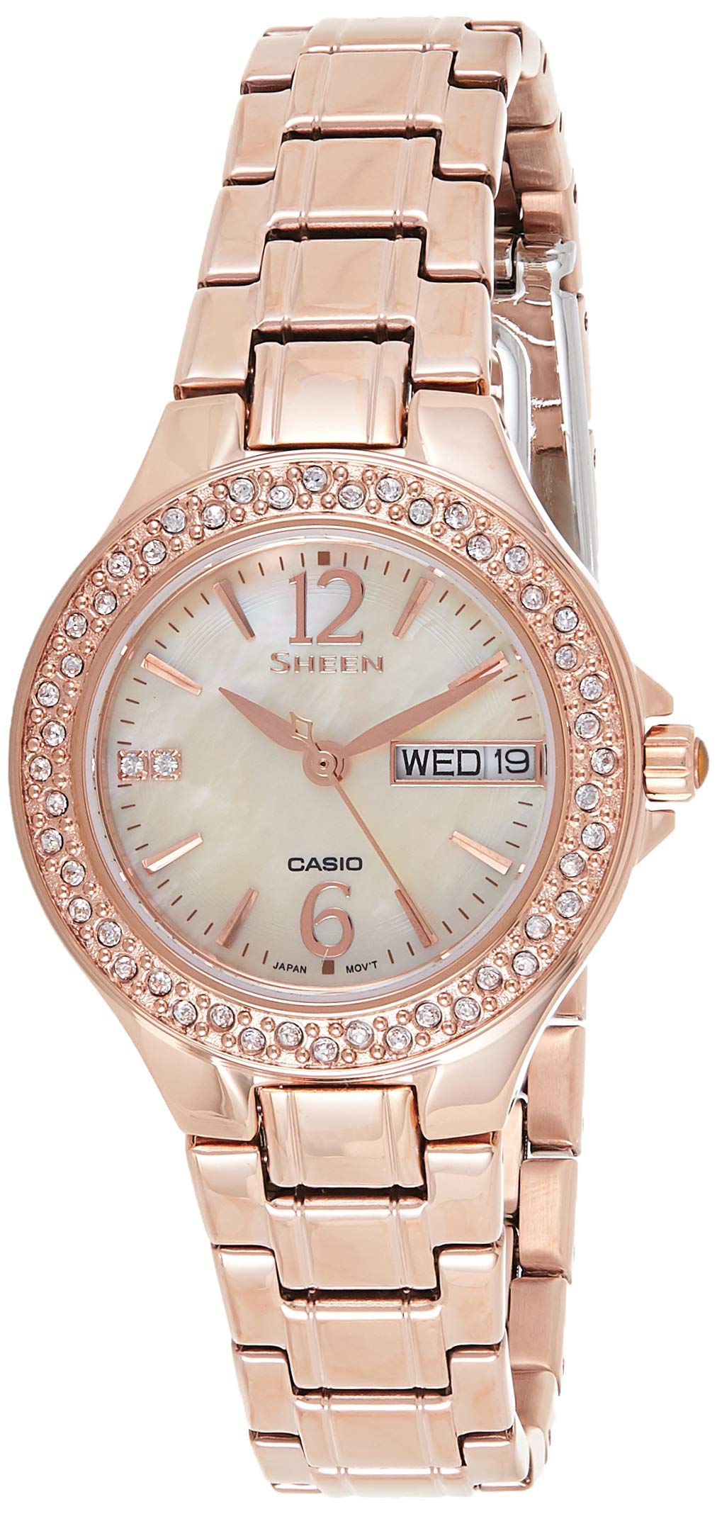 Casio Sheen Analog Multi-Color Dial Women's Watch - SHE-4800PG-9AUDR (SX099)