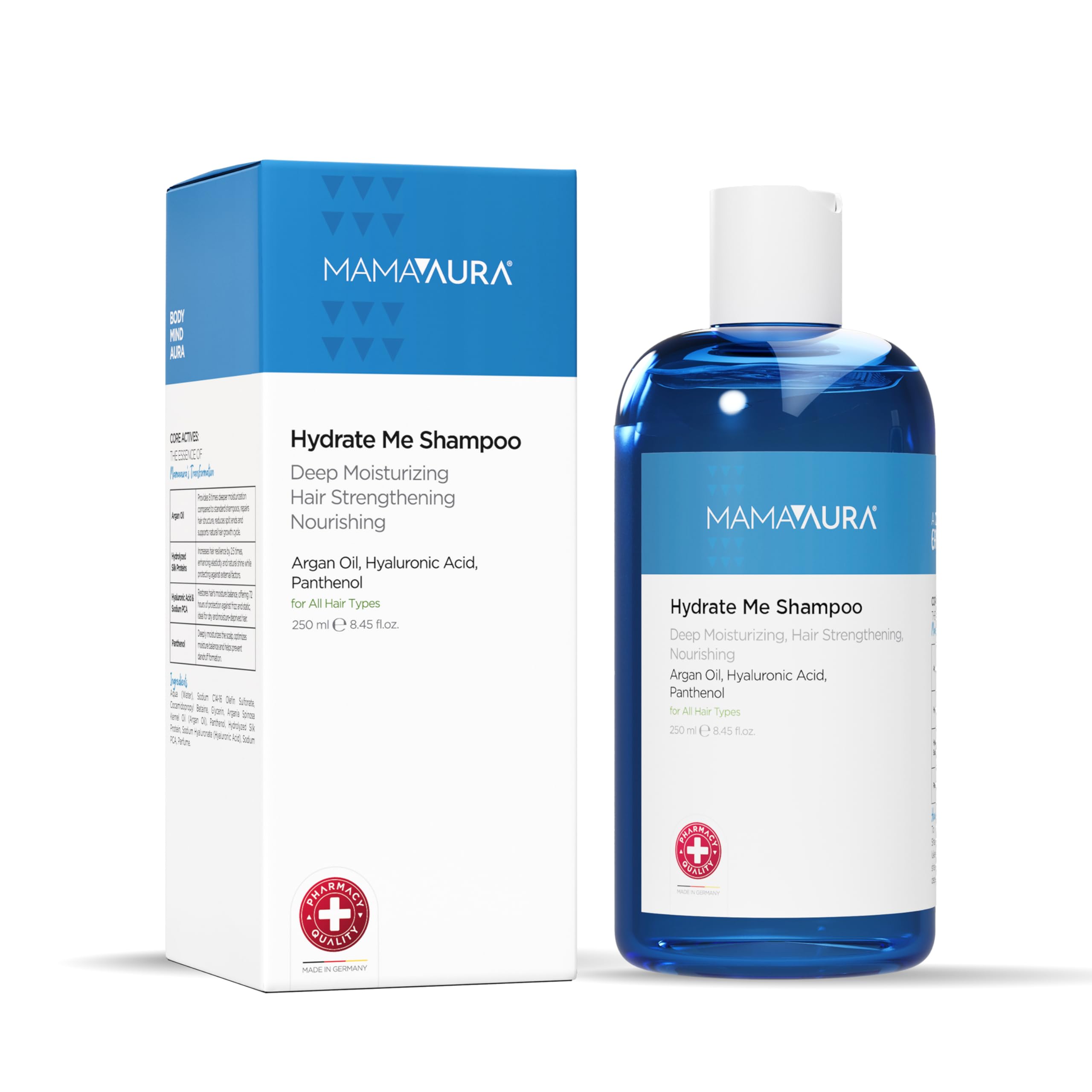 Hydrate Me Shampoo, Kuru ve Hassas Saç Derisi İçin Nemlendirici ve Pullanma Görünümünü Azaltmaya Yardımcı Şampuan, 250 ml