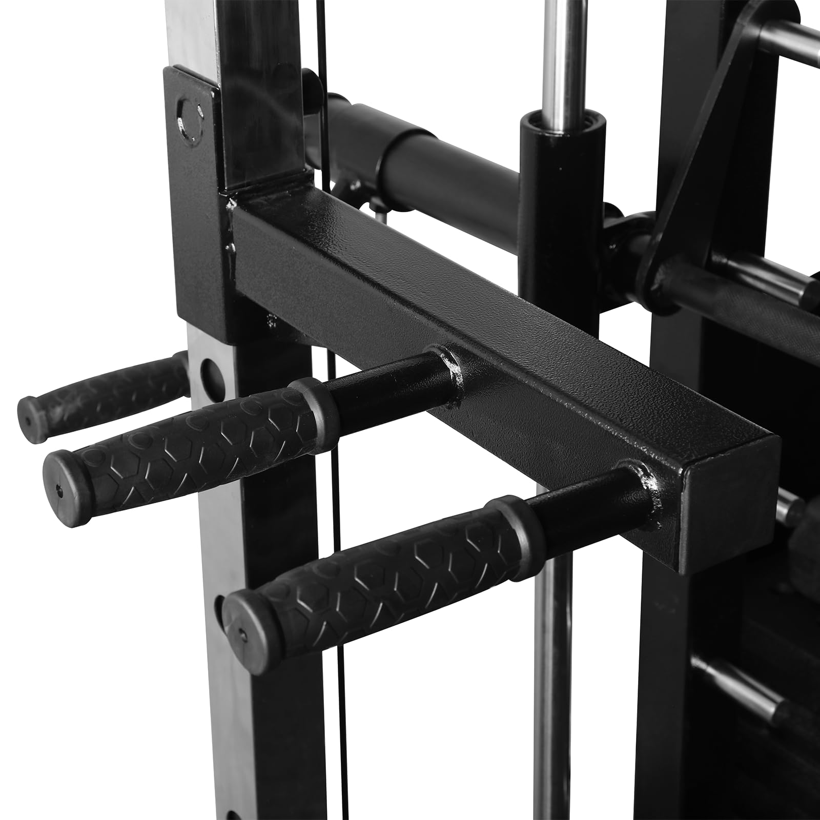 Smith Machine S8000, Máquina de musculación multifunción para Gimnasio en casa, Estación de Entrenamiento Completa con poleas y Pesas, 135 x 147 x 217 cm