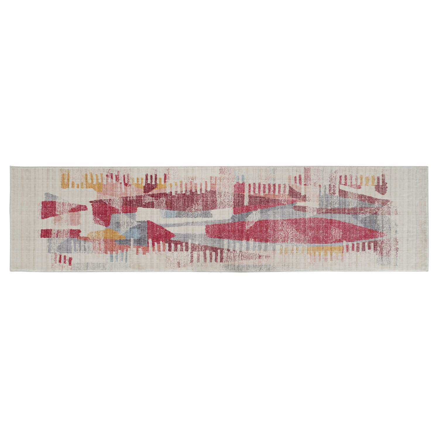 Tapis en polyester 60x240 cm abstrait de 600 gsm pour couloir moderne