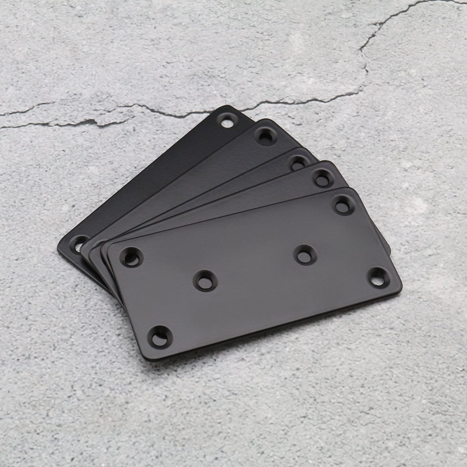 10 Pezzi Piastre In Acciaio Inox Per Riparazioni - Staffe Dritte Per Mensole, Con 20 Viti - Foto 5