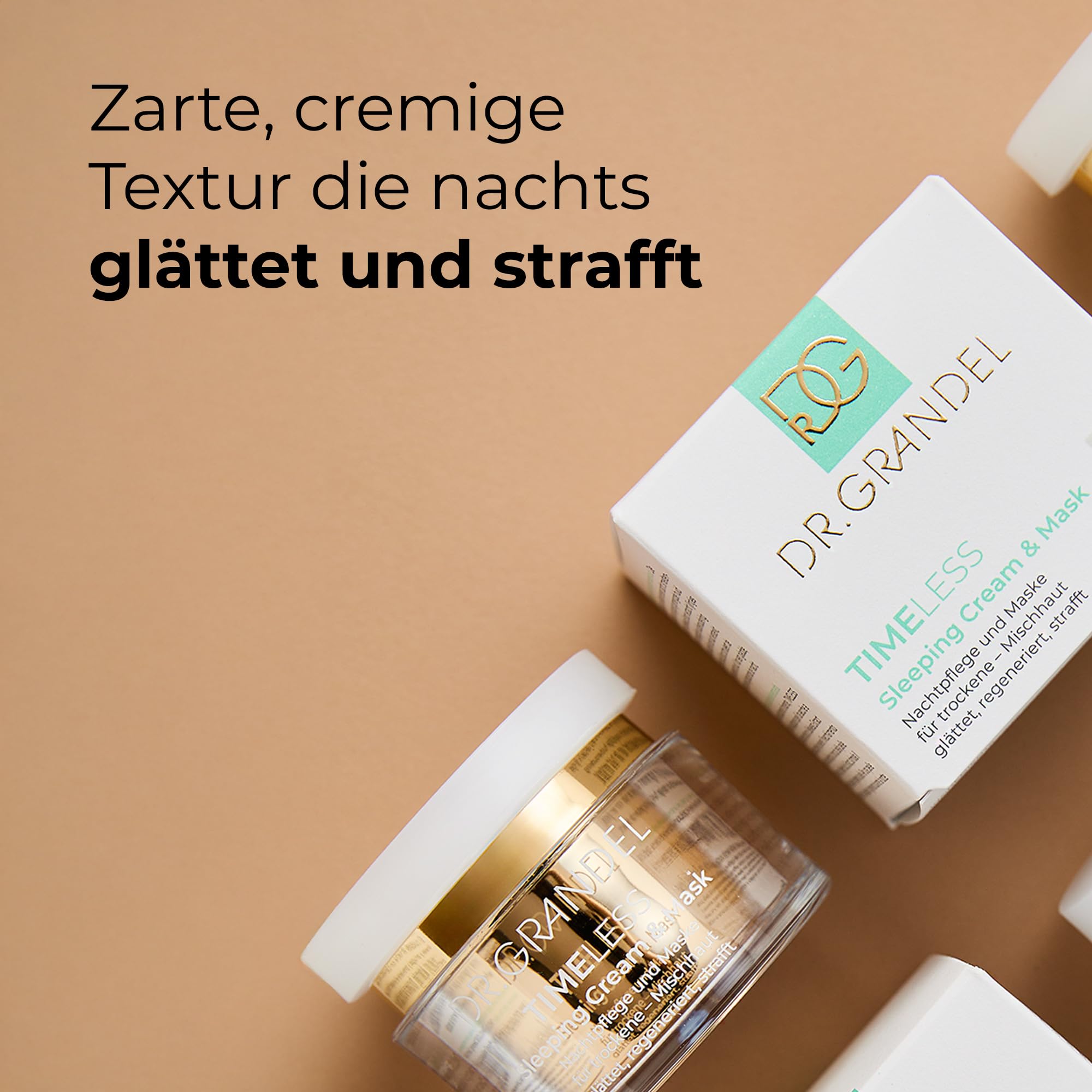 DR. GRANDEL TIMELESS Sleeping Cream & Mask - Regenerierende Nachtpflege und Maske, Anti-Aging Kosmetik, glättet & strafft die Haut, für trockene Haut bis Mischhaut geeignet