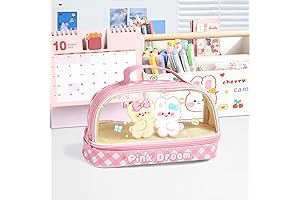 Cute Kirby Pencil Case Kawaii Pencil Case Aesthetic Large Capacity Pencil Case...