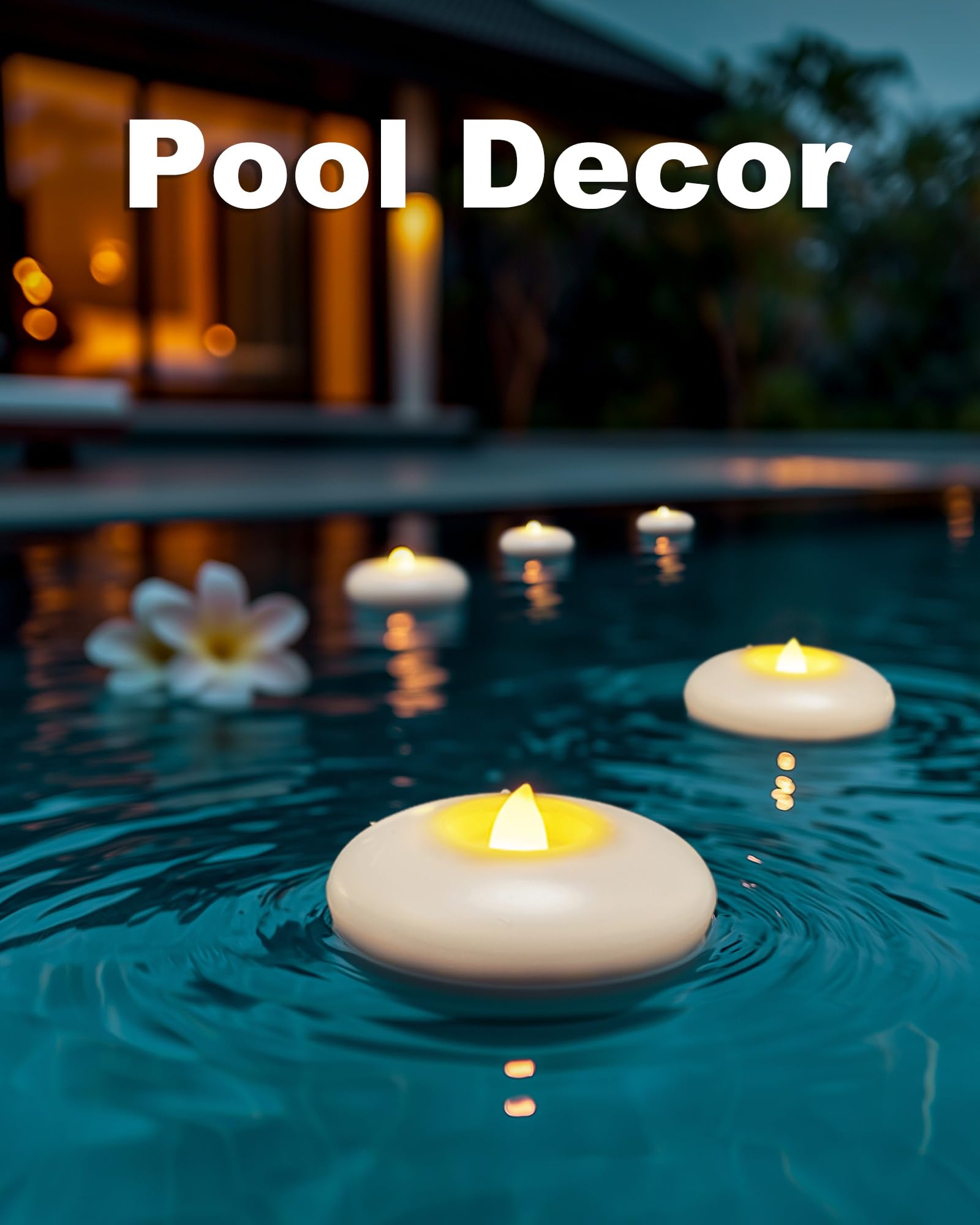 Bougie flottante LED