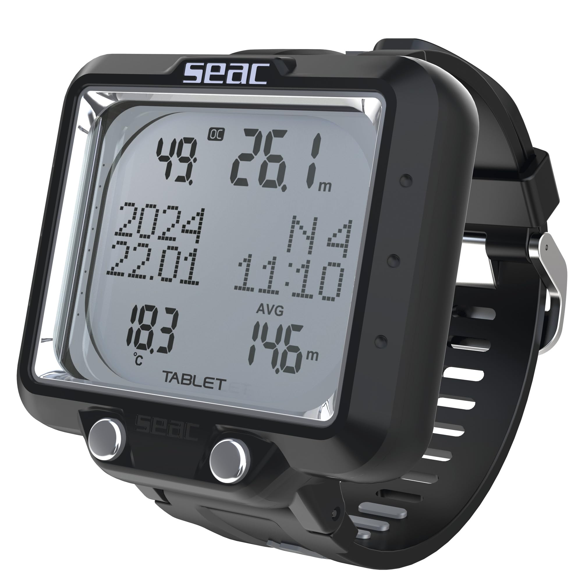 SEAC Tablet, Scuba Diving Computer, Up to 3 mixes (Nitrox), Probe Compatible