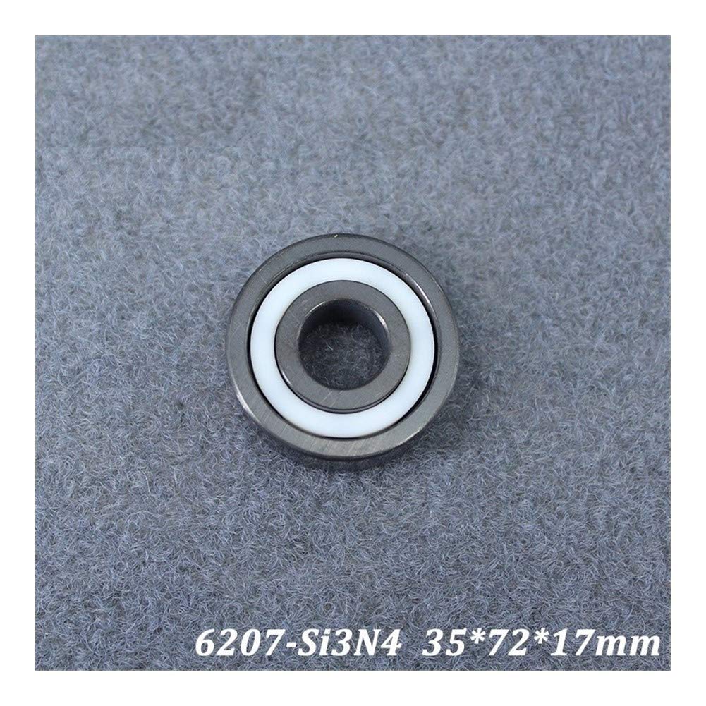JIYAMI'EN EL-Zhou 6207 6207CE Pleine roulement en céramique (1 PC) Si3N4 Matériel Tous Nitrure de Silicium céramique roulements à Billes 35 * 72 * 17 mm