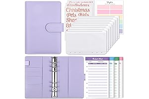 SKYDUE A6 Budget Organizer for Cash with Envelopes