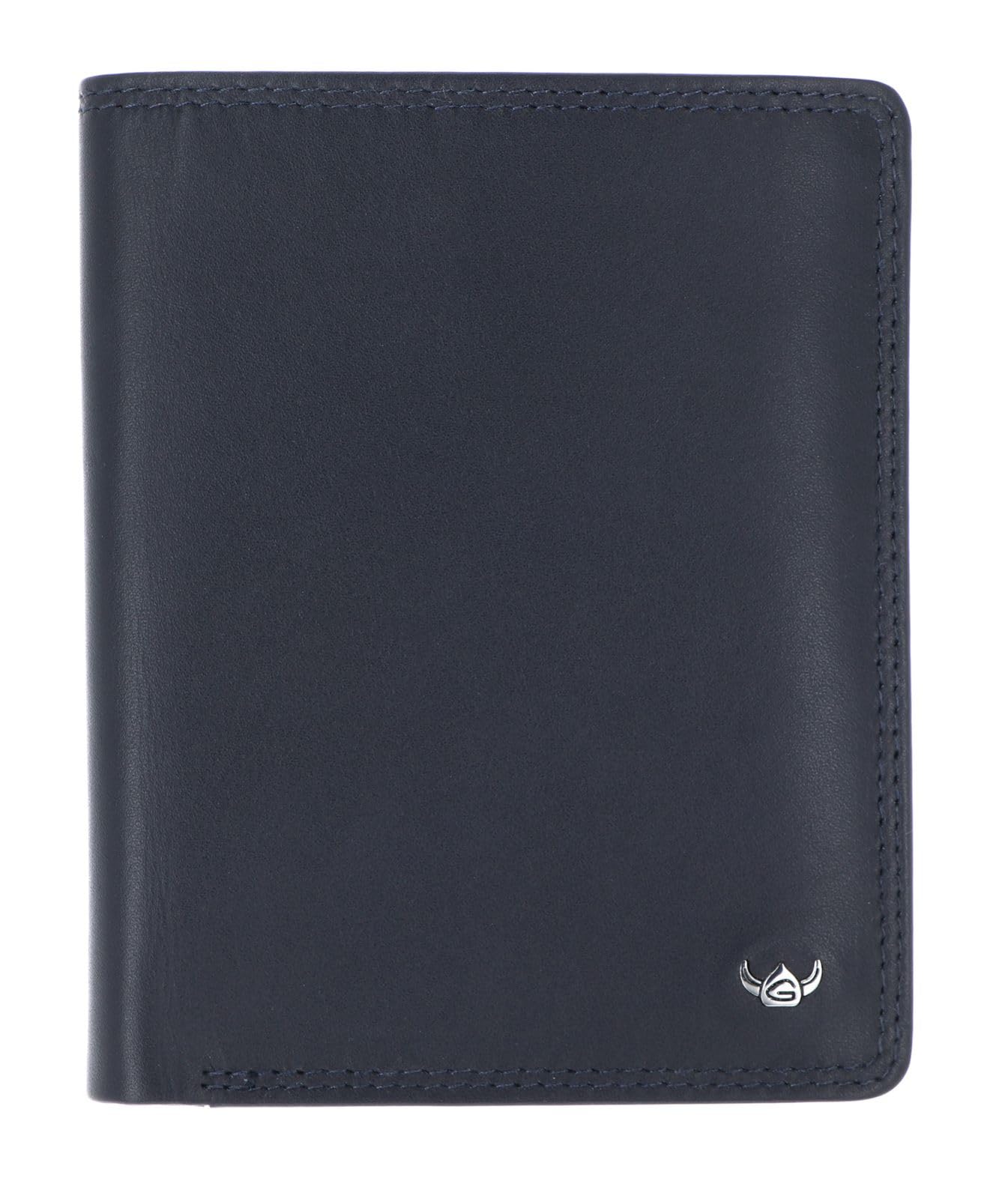 Golden Head Polo RFID Protect Billfold Coin Wallet Without Coin Department Black, niebieski morski, Einheitsgröße, Klasyczny i elegancki