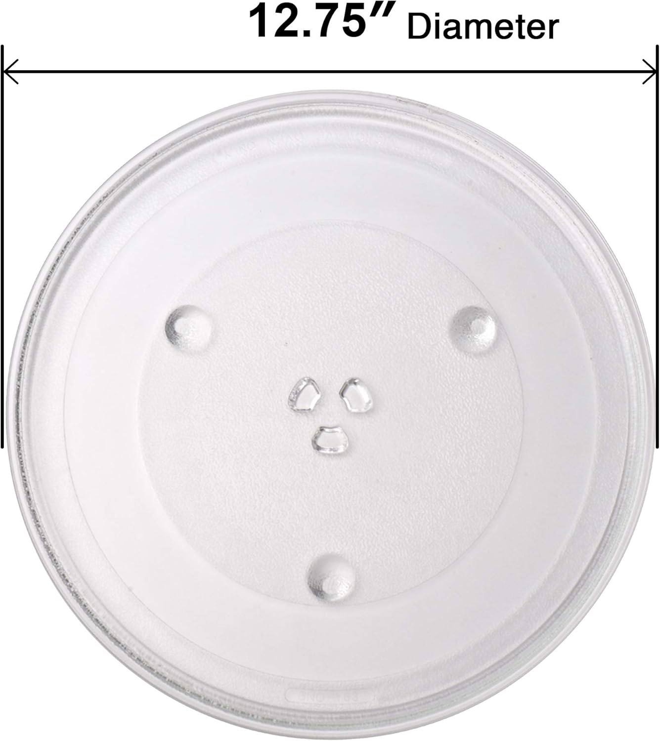 12.75’’ Microwave Glass Tray Compatible with Kenmore, LG and Sears - The Exact Replacement Part of 1B71961F/507049/WB49X10074/1B71961H - Dishwasher Safe : Home & Kitchen