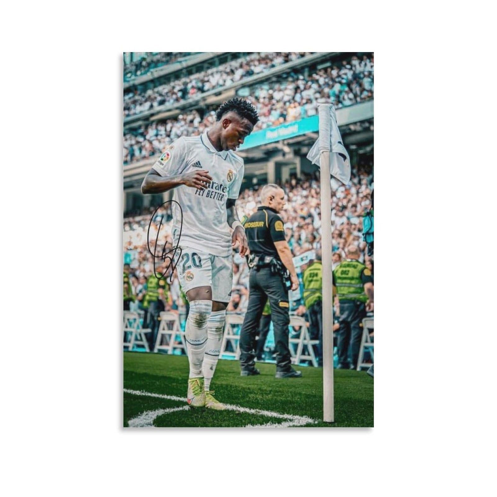 ASUIU Vinicius Jr Canvas Poster Posters Wall Art Painting Canvas Prints Decor Poster Artworks 08x12inch(20x30cm)