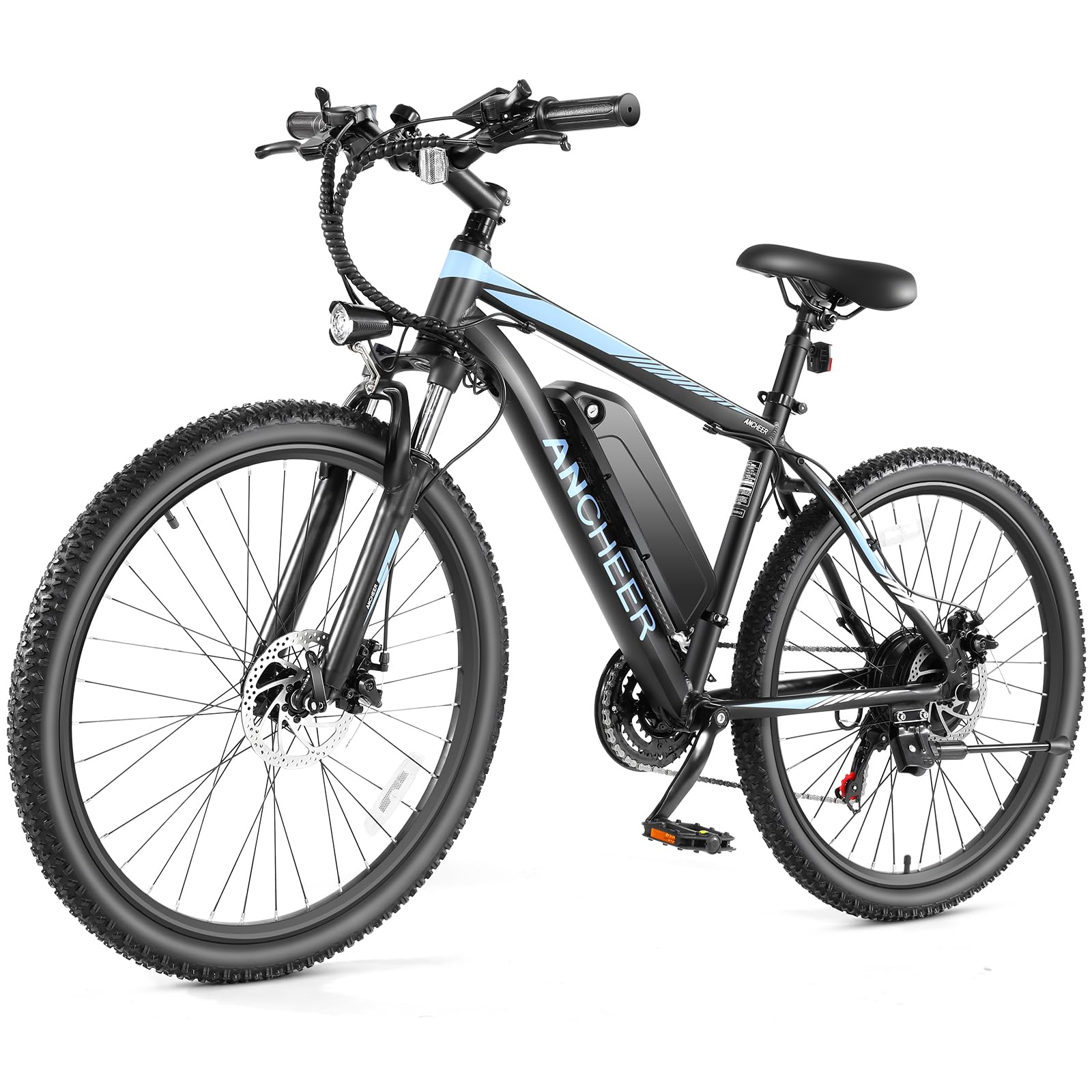 ANCHEER Blue Electric Mountain Bike