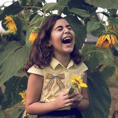 Miniatura 7 de Kuscul Cinta de verano con alambre de 32 yardas 8 rollos de cinta a cuadros de búfalo verde dorado y blanco patrones de tréboles cinta de tela de
