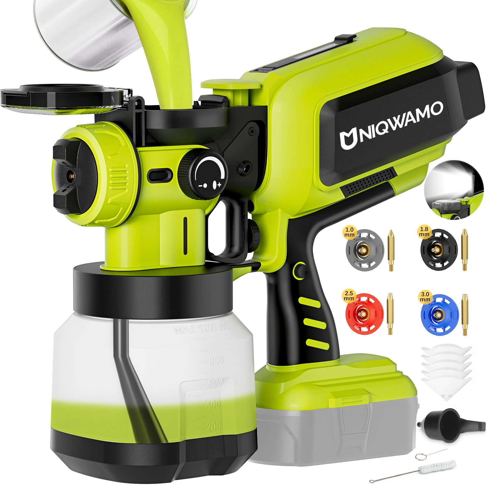 Uniqwamo Cordless Paint Sprayer