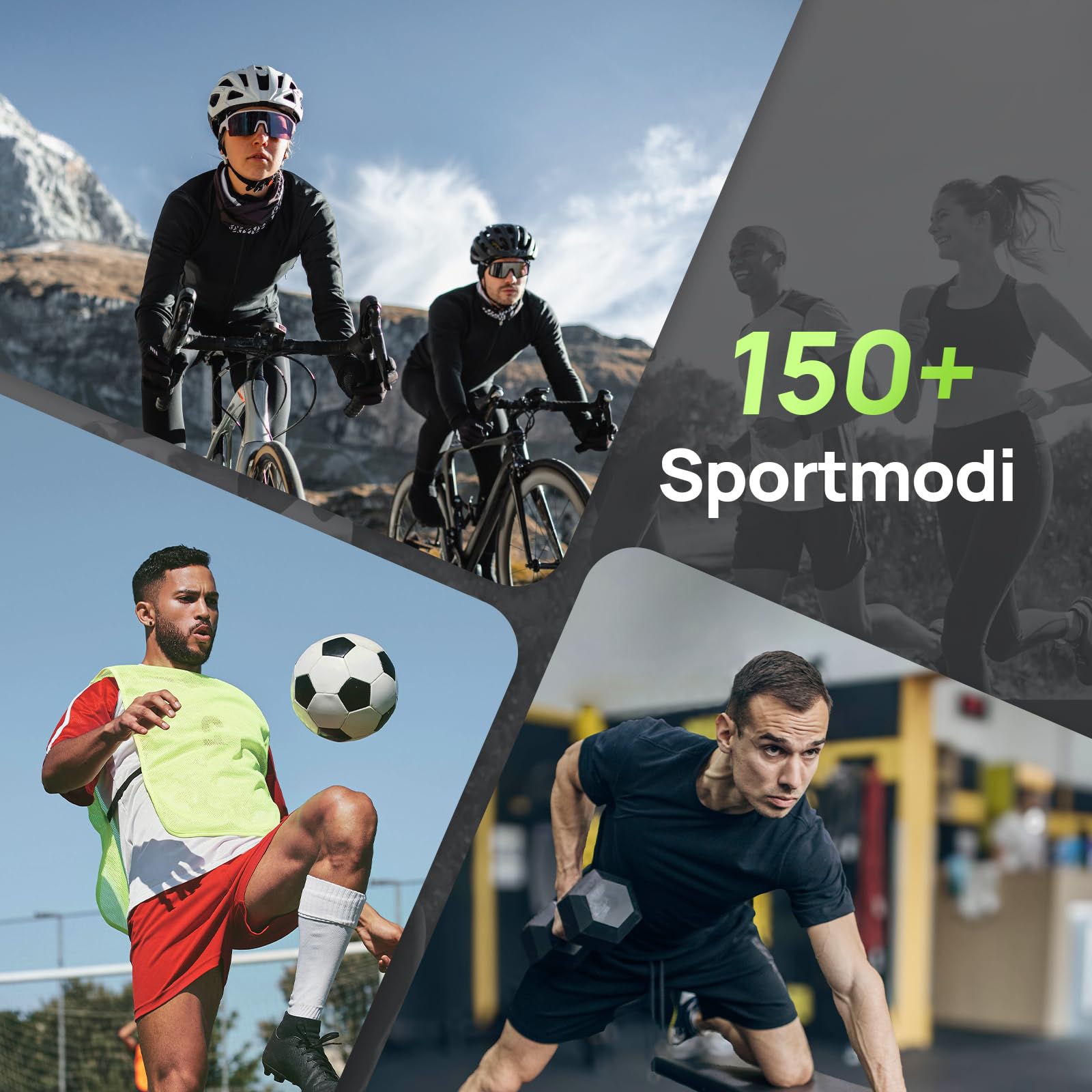 Mibro GS Active2 GPS Laufuhr Herren Smartwatch – Dual-Band GPS, 39g | 1,32" AMOLED Display, VO2max Trainingsplan, Sportuhr für Laufen, Jogging & Marathon Training, Outdoor Sport (Dunkelgrau)
