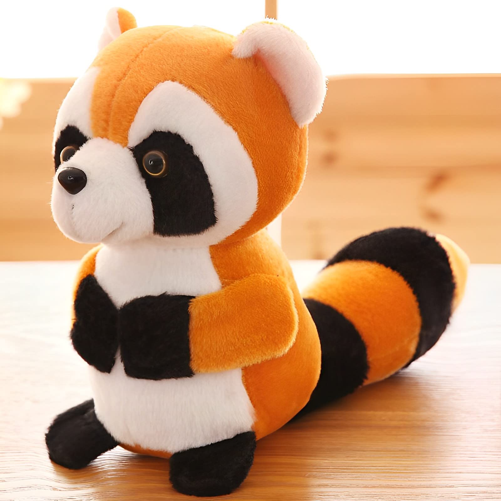 Tickles Brown Soft Cute Raccoon Stuffed Plush Animal Toy for Kids (Color: Brown Size: 20 cm)