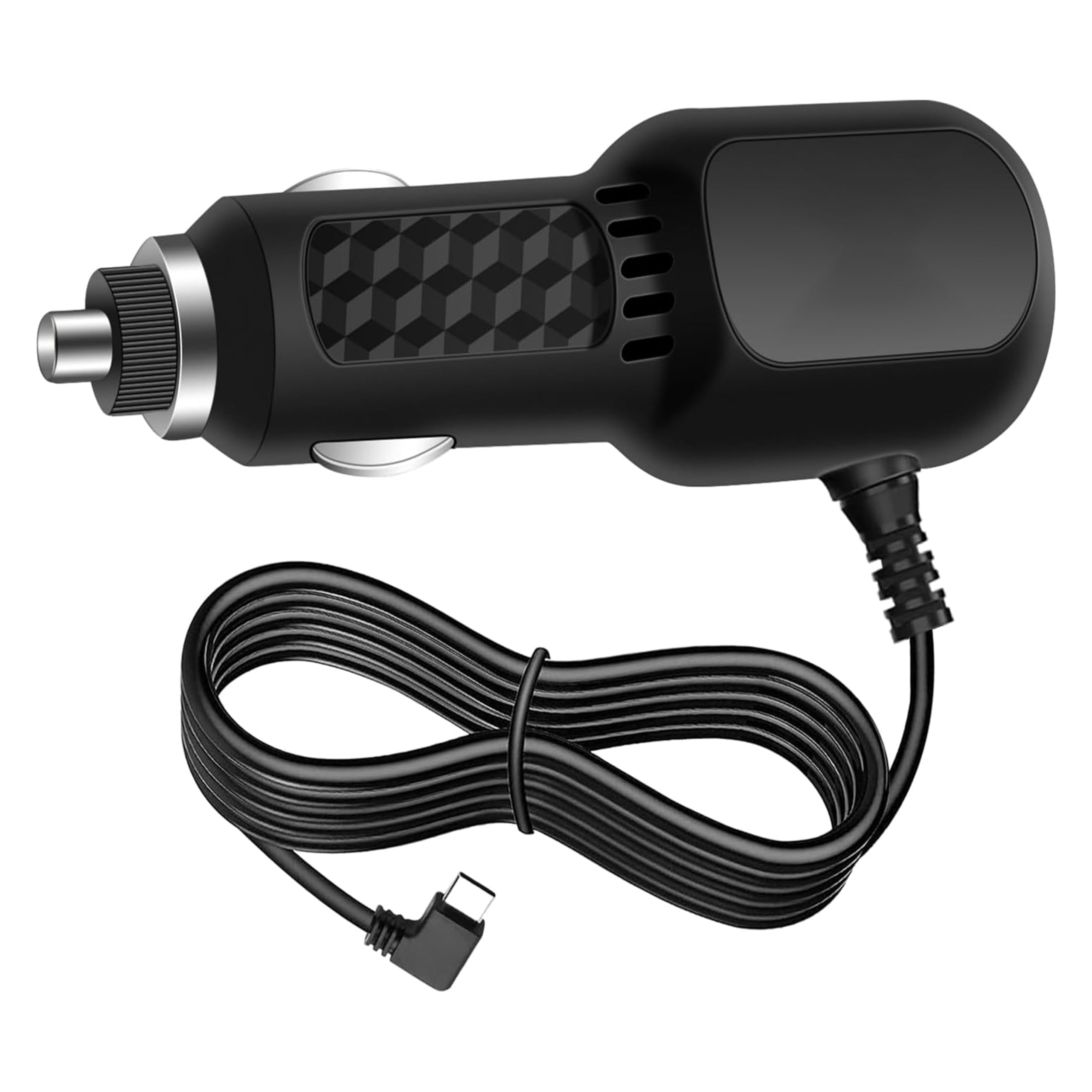 USB C Car Dash Cam Charger Cable 90 Degree USB Type C Dash Cam Power Cord with Dual