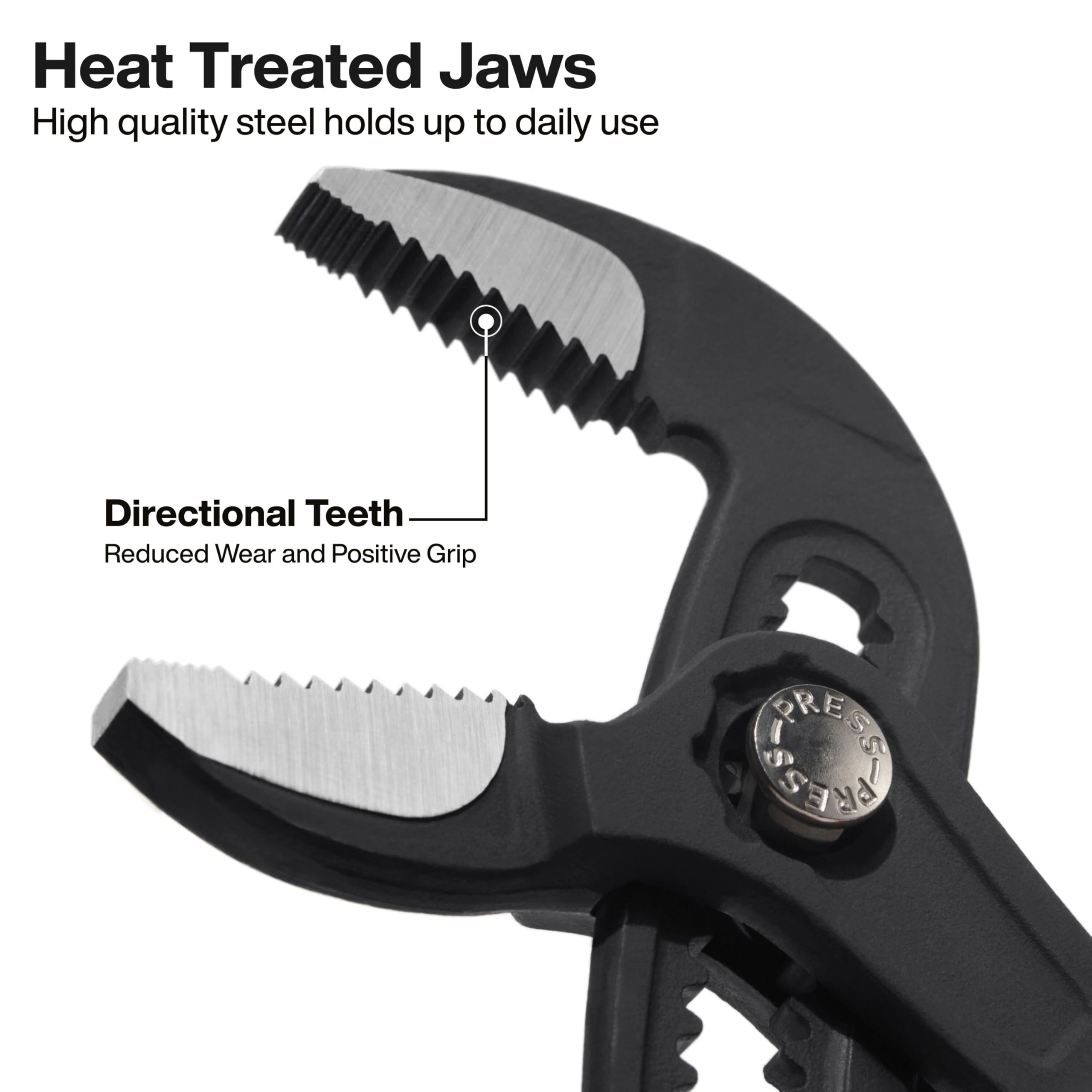 Klein Tools Pump Pliers - Heavy Duty Grip -3 Klein Tools Pump Pliers - Heavy Duty Grip -3