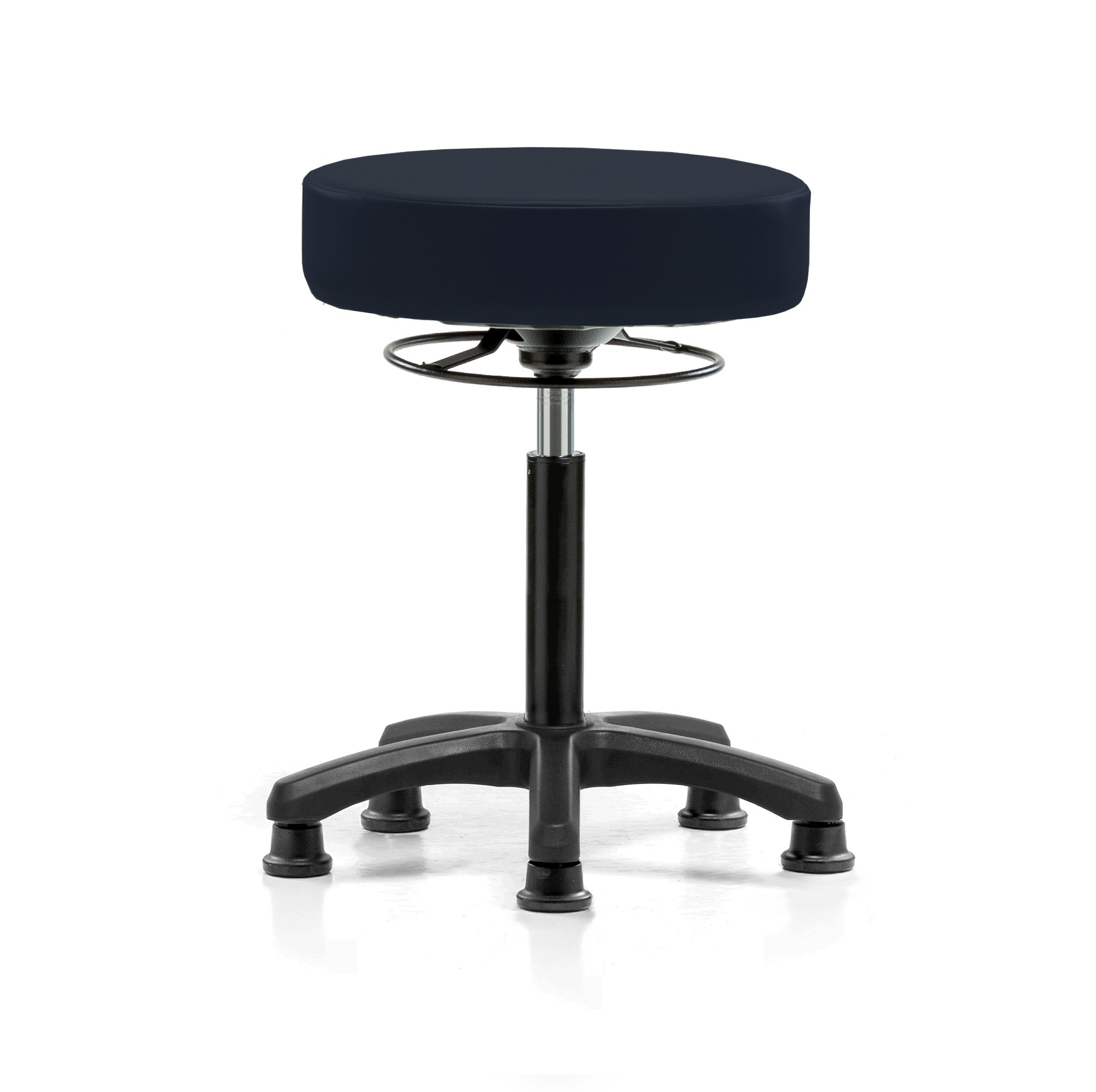 Perch Lab Stool, Glides, 20.75-27.75", Imperial Fabric