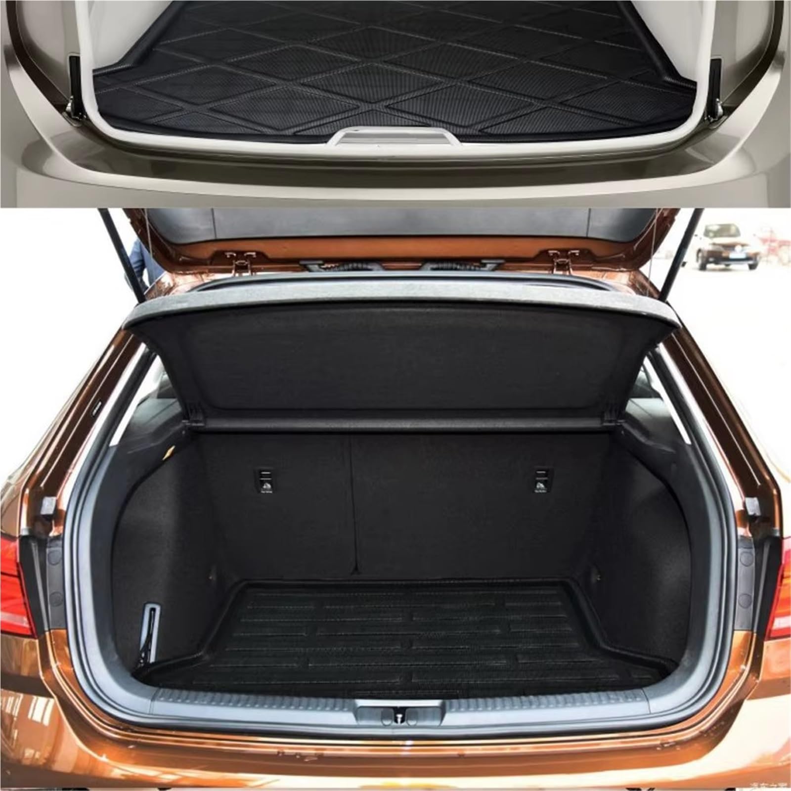 Tappeti Bagagliaio Per Ebro S800 Per Xcite Per X-Cross 8 Per Sportequipe 7 2020-2025 Tappetino Bagagliaio Rivestimento Impermeabile Pavimento Carico Vasca Baule(7 seats)