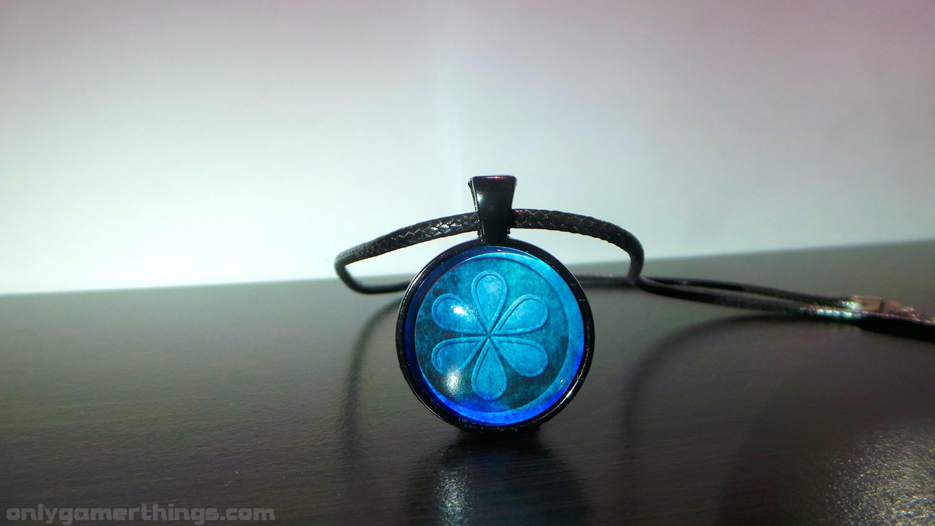 Legend of Zelda Ocarina of Time Water Medallion Necklace