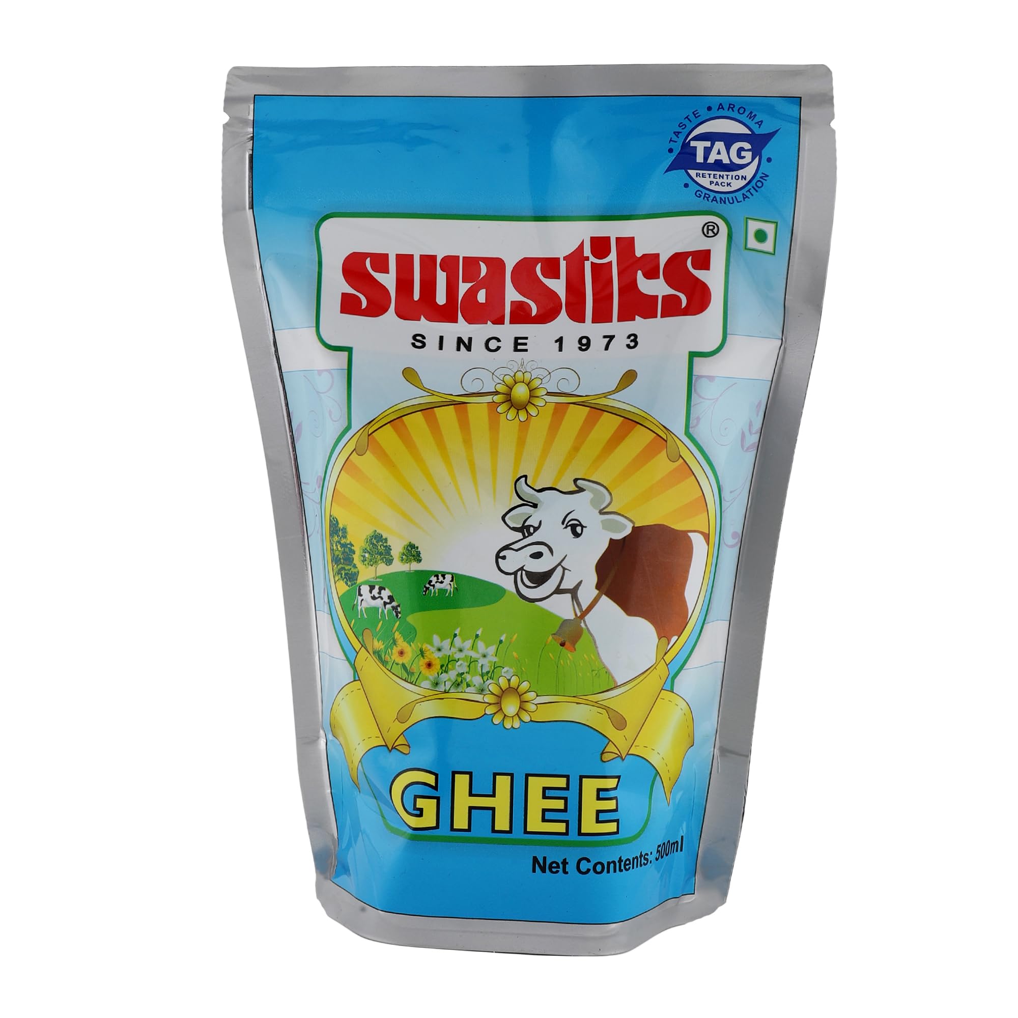 Swastiks Cow Ghee 500ml Pouch (B0CX8SX2K6) Amazon Price History, Amazon Price Tracker