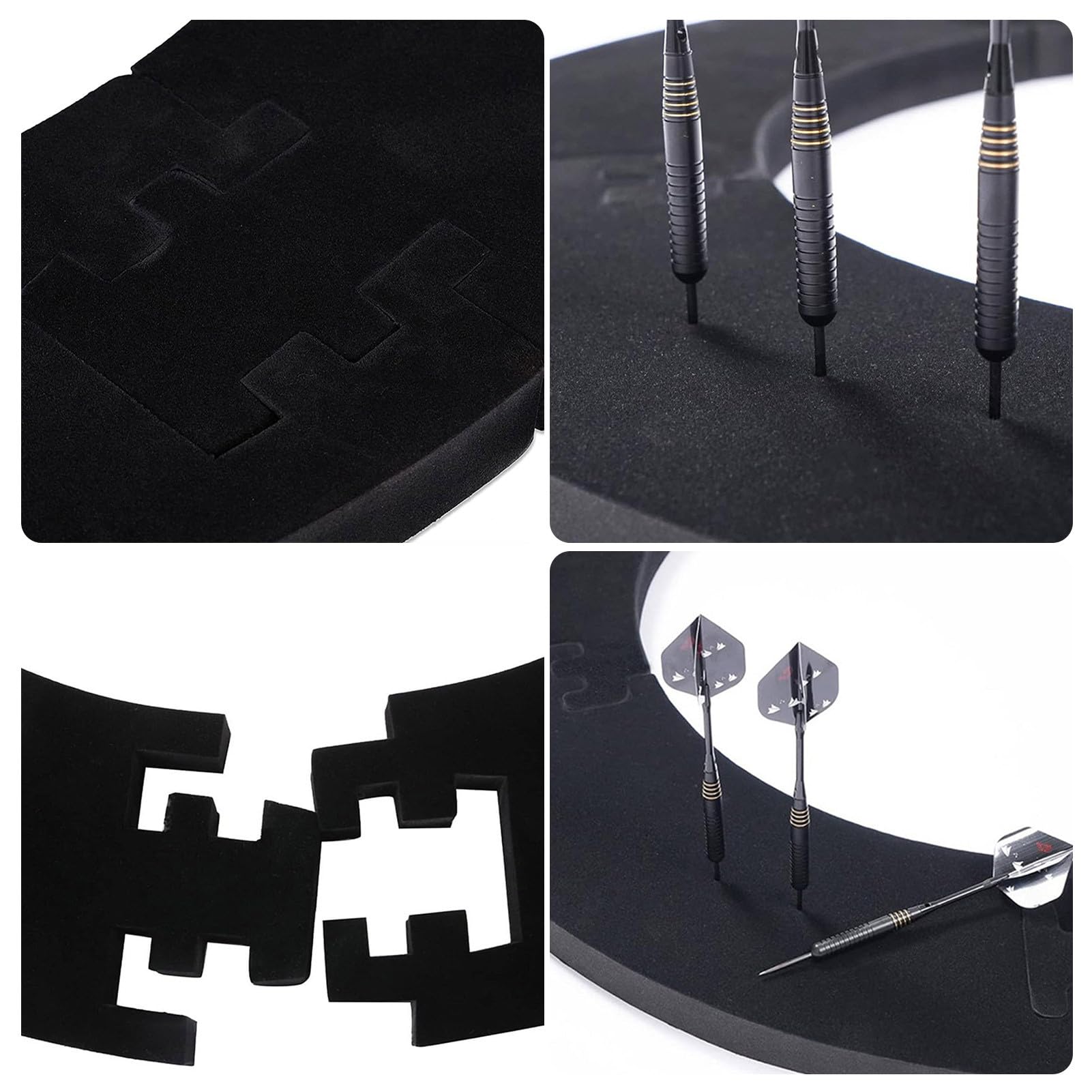 Anello di Protezione per Dart Freccette, Anello Cont-Our Freccette, Protettore Murale per Target Freccette, Surrounds Dartboard Surround Protezione Parete