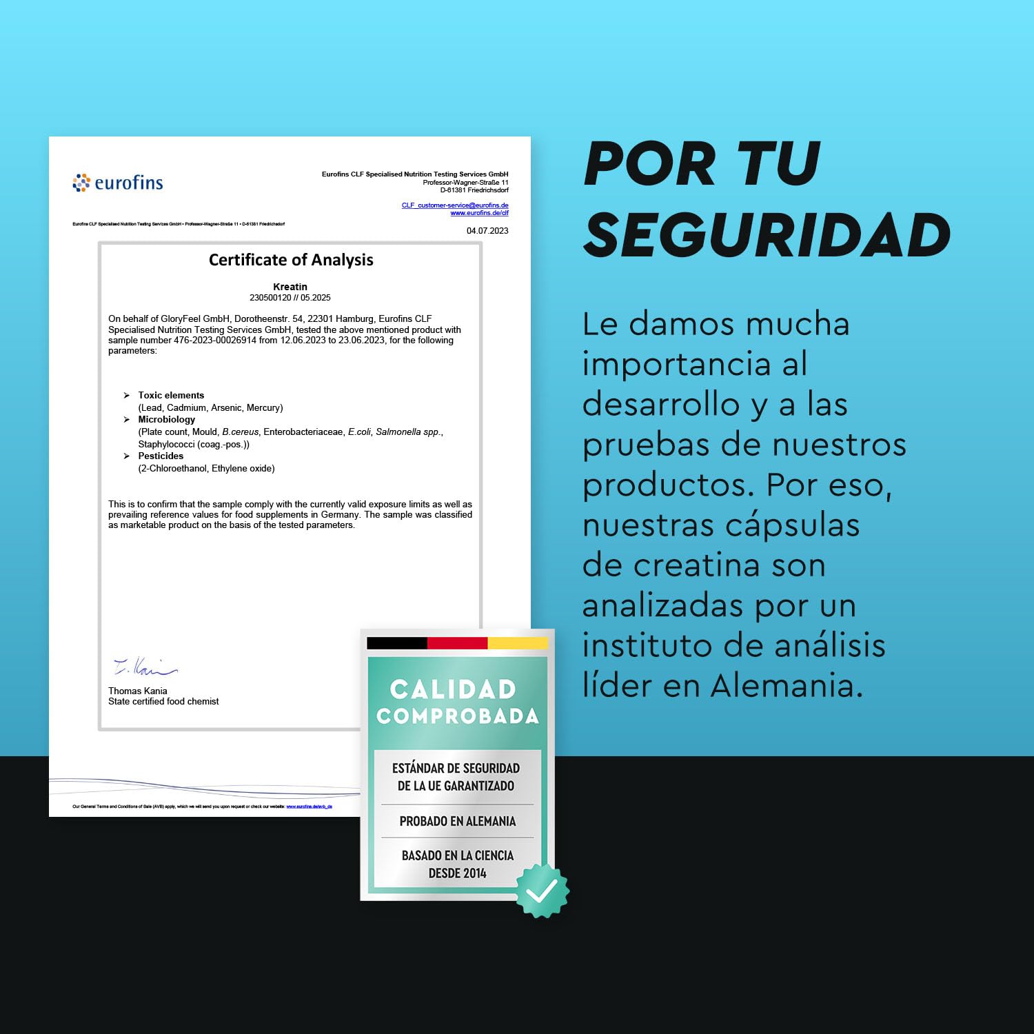 Creatina Monohidratada 3.412mg - 320 Cápsulas - Para la masa muscular, tu entrenamiento, el deporte y el fitness - 3000mg Creatina pura en polvo en altas dosis - Probado en laboratorio Sin aditivos