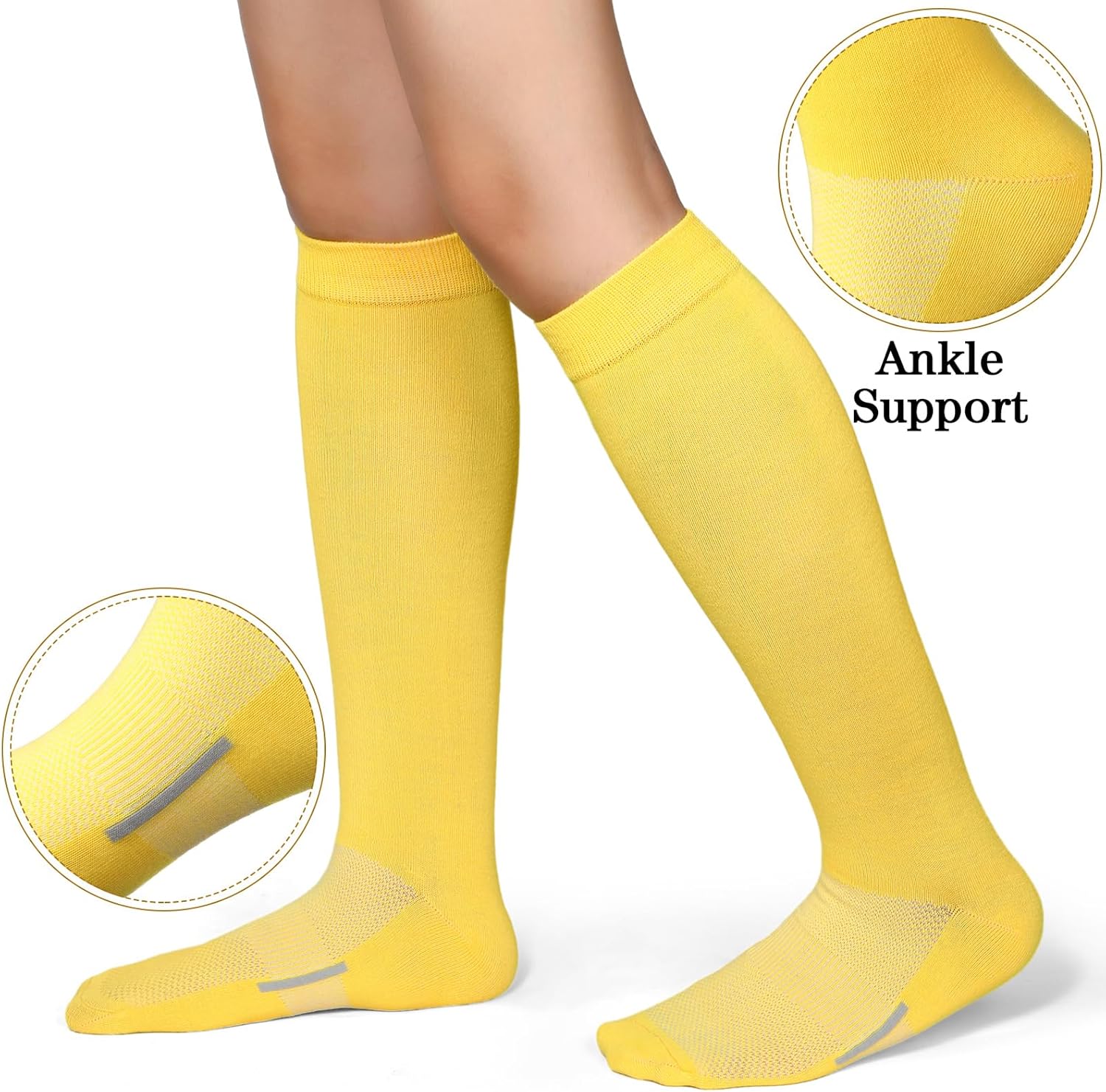 Haysandy 24 Pairs Soccer Socks Youth Football Softball Baseball Team Sock Bulk Unisex High Long Tube Sport Sock - Image 7