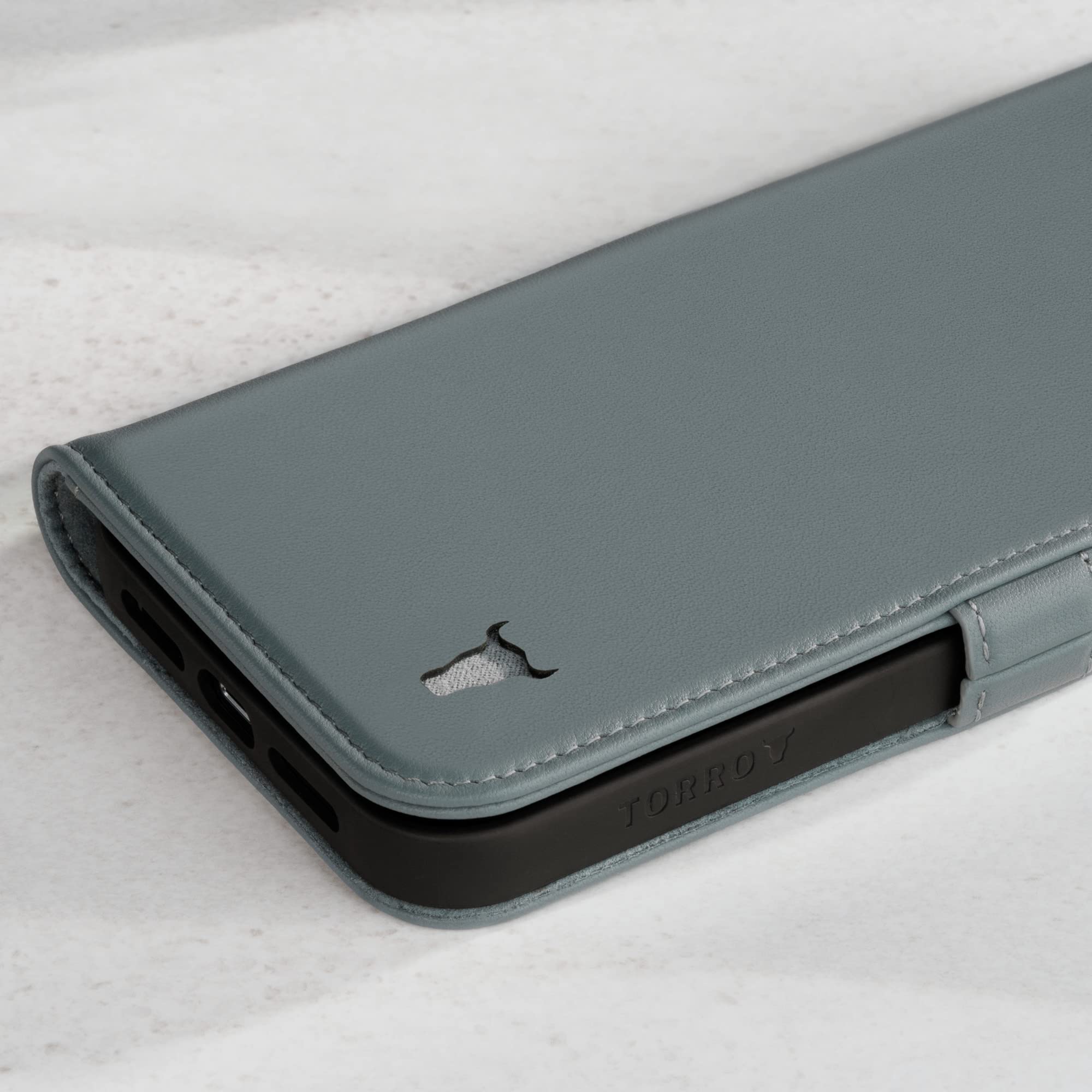 Amazon.co.jp: TORRO レザーケース iPhone 14 Pro対応 本革 MagSafe 