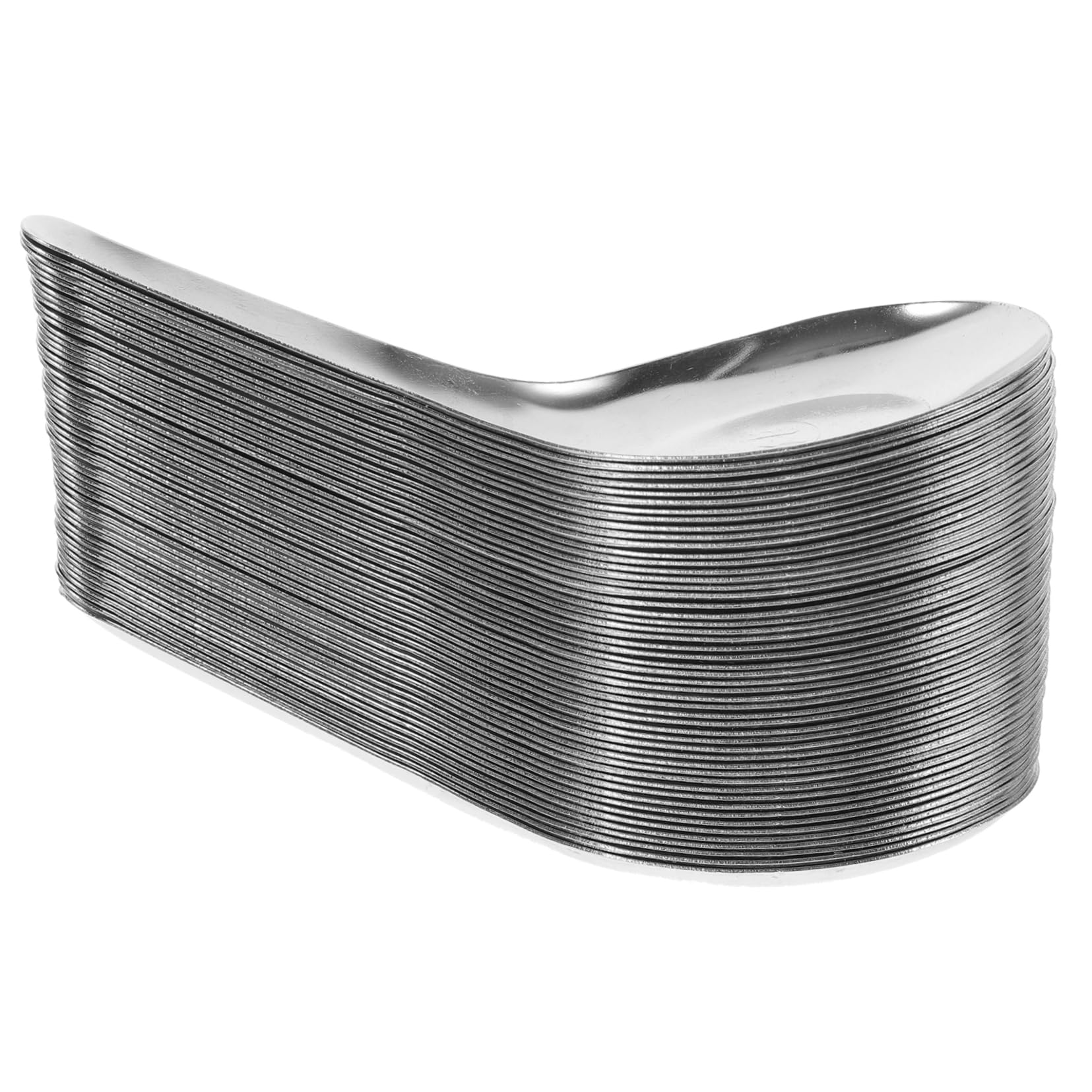 TOPBATHY 50piezas Cuchara Sopera de Acero Inoxidable Cucharas Gruesas para Sopa Vajilla Hogar y Servir Comida Restaurante